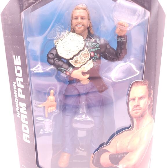 AEW Set of 2 Hangman Adam Page Sting Action Figures New in Packaging - Picture 7 of 8